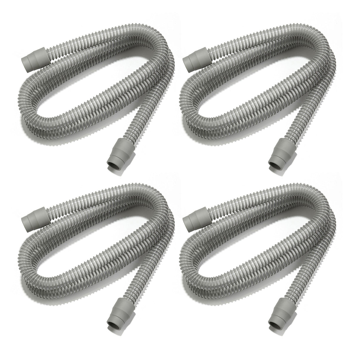 06TU 6-Foot Smooth Bore CPAP BiPAP Tube - 4-Pack
