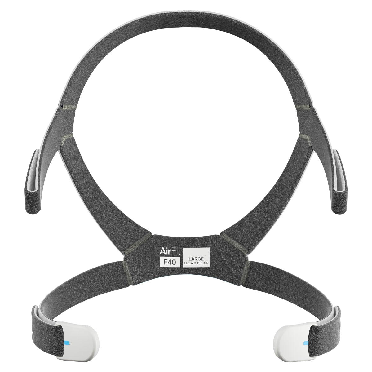 AirFit F40 CPAP Mask Headgear Large with Gray Size Patch