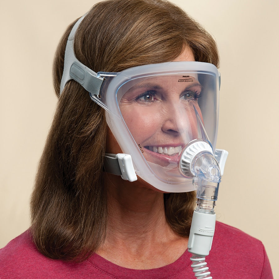 Lady Wearing FitLife Full Face Mask