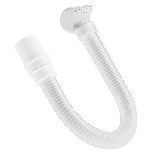 A short tube with a frame designed for solo series PAP/BiPAP masks, typically used in sleep therapy, shown in white color.