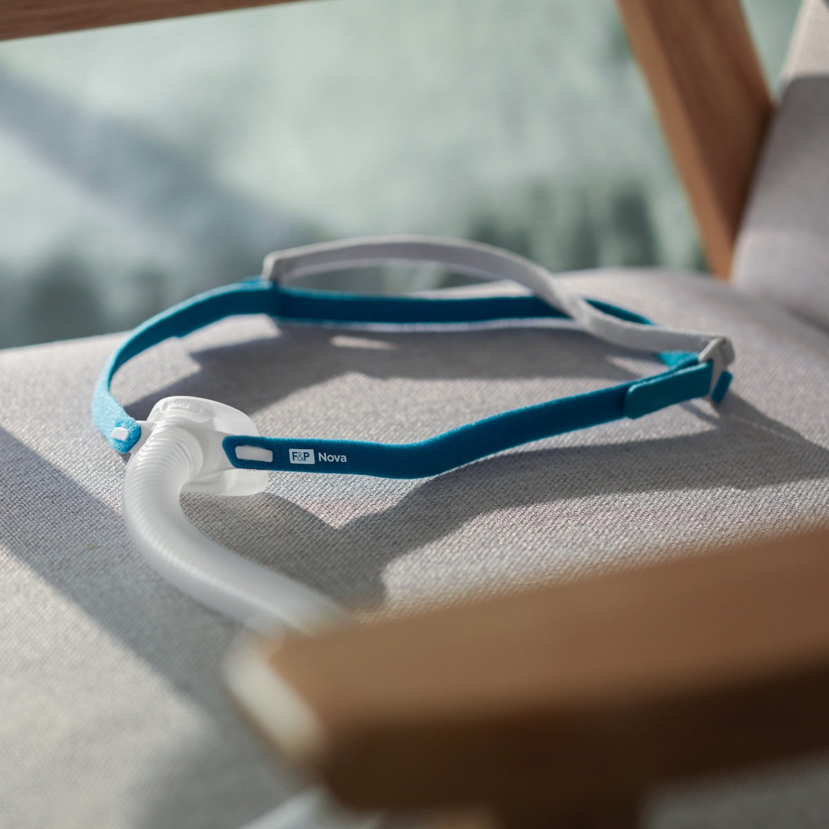 Nova Micro Nasal Pillow Mask On Surface