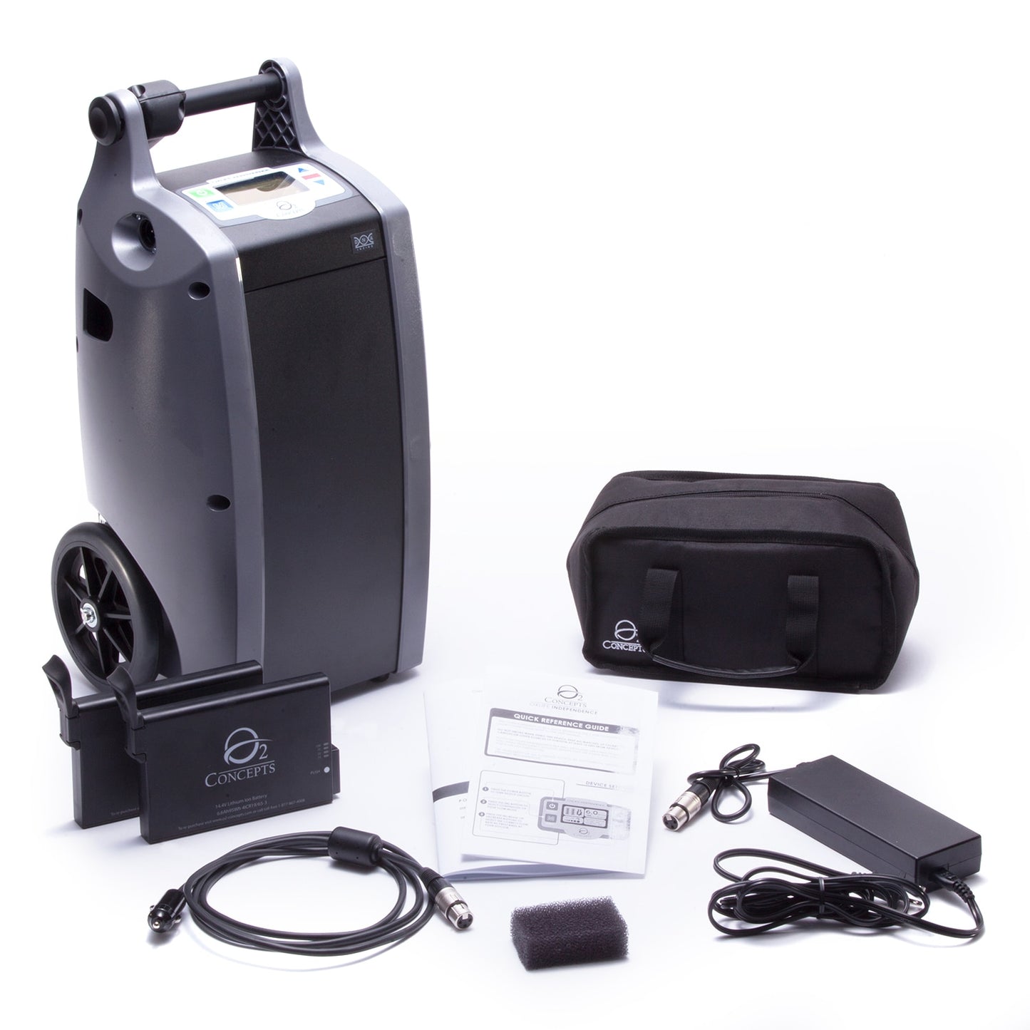 Oxlife Portable Concentrator with accessories
