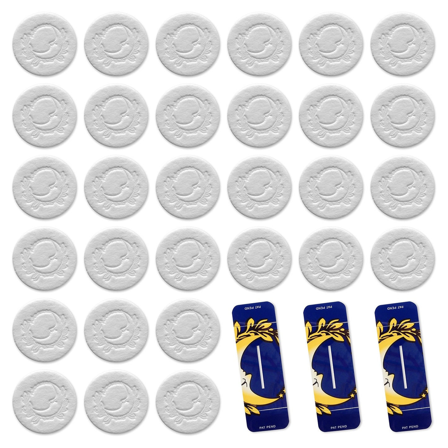 Set of Thirty Pur-Sleep Aromatherapy Diffuser Wafer Pads