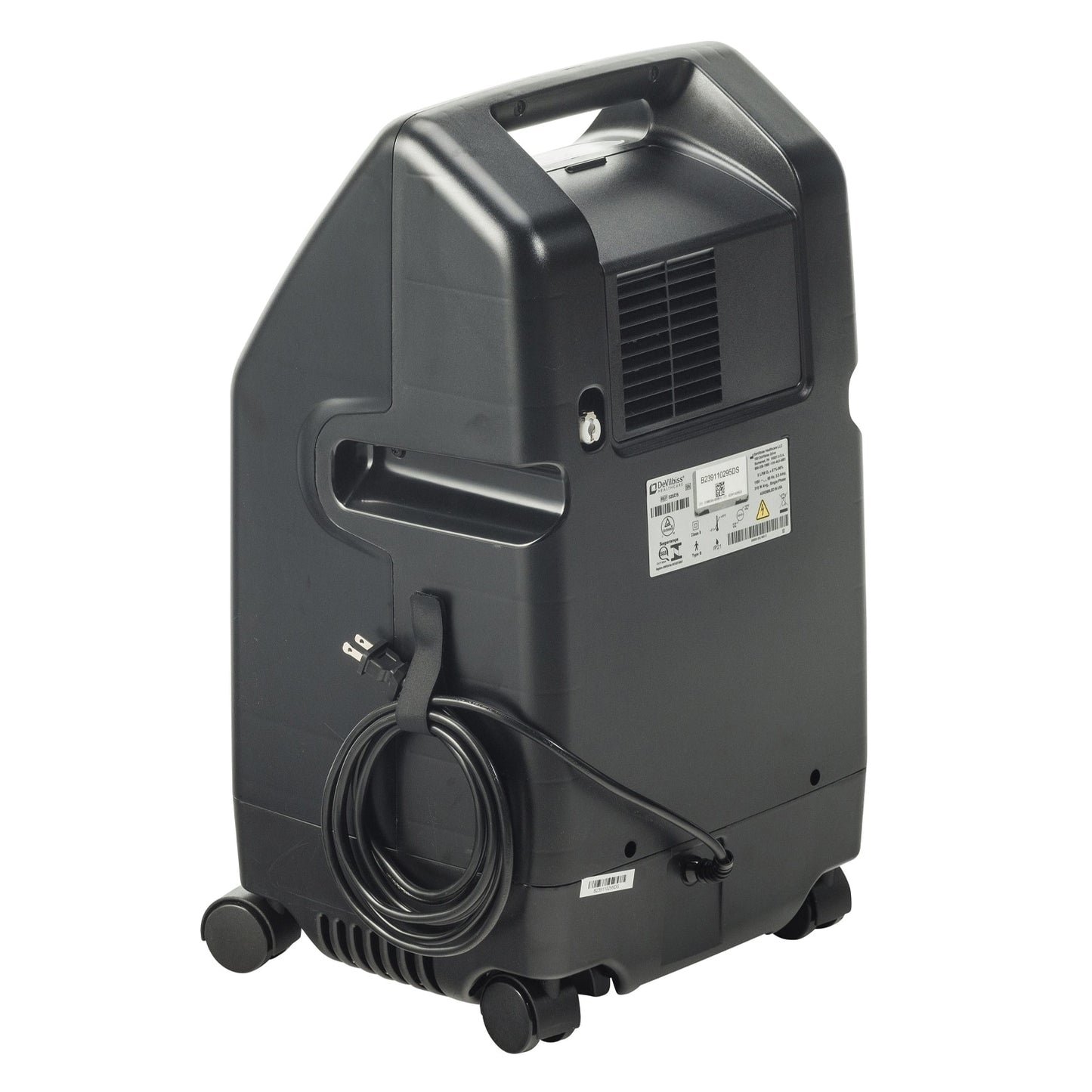 Rear Angled View of Drive Compact 525ds Oxygen Concentrator