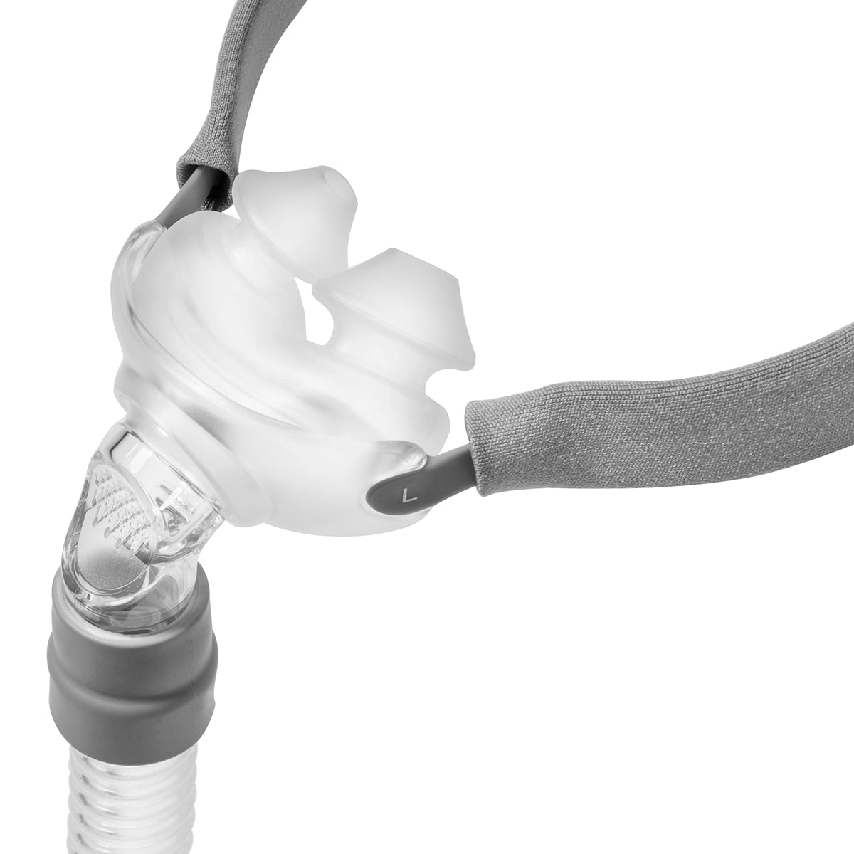 rio ii nasal pillow cpap mask closeup detail of pillows