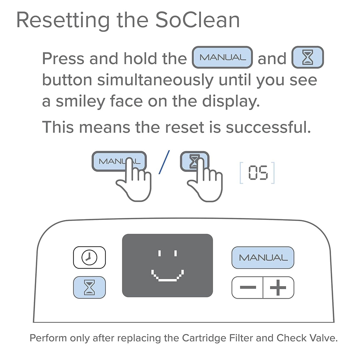 soclean 2 cartridge reset instructions