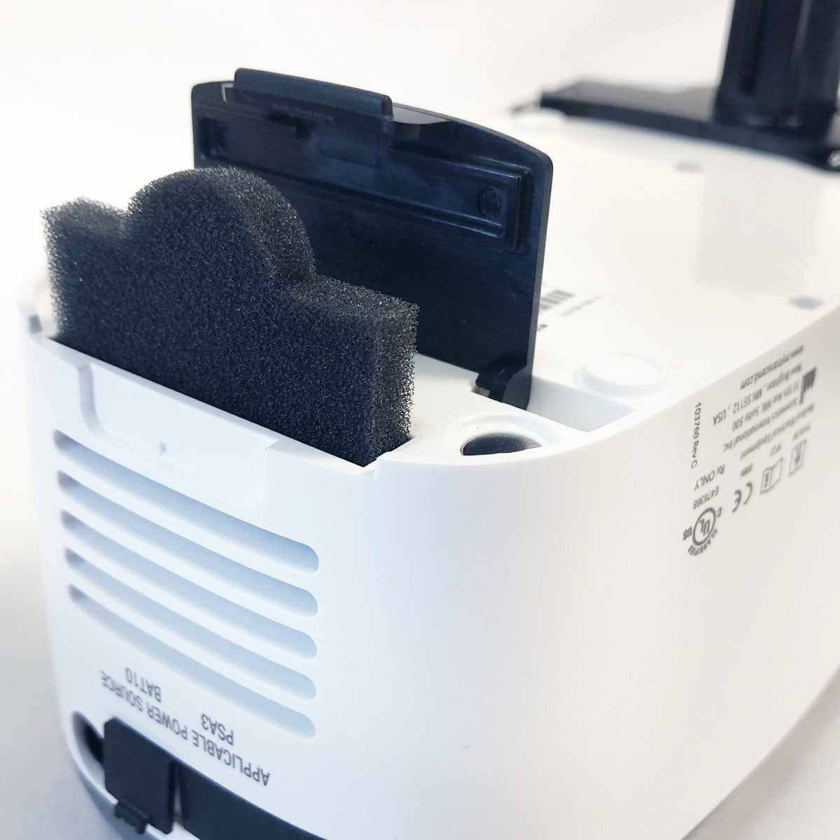 Transcend 365 Mini CPAP Filter Insertion View