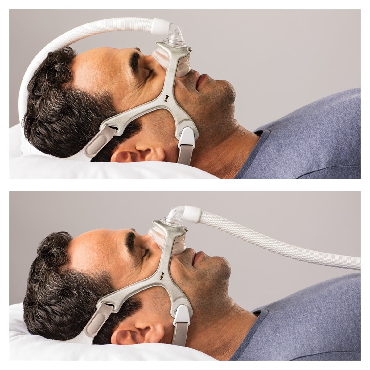 wisp headgear tubing channel options