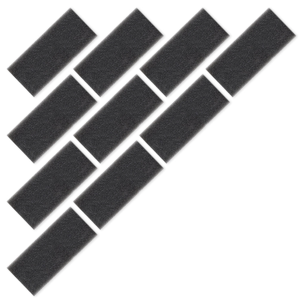 Set of 10 Black Respironics Foam Filters 