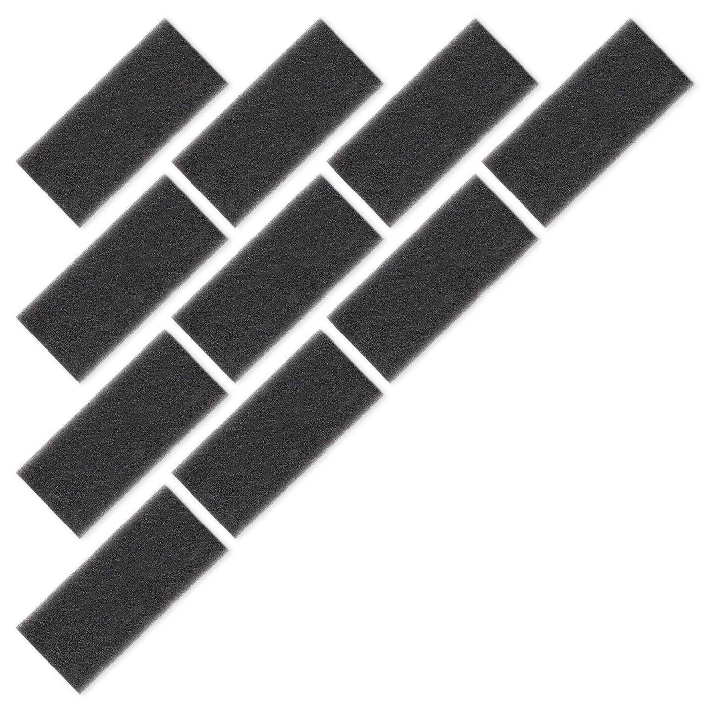 Set of 10 Black Respironics Foam Filters 