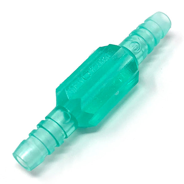 Green Male-to-Male Oxygen Tubing Connectors