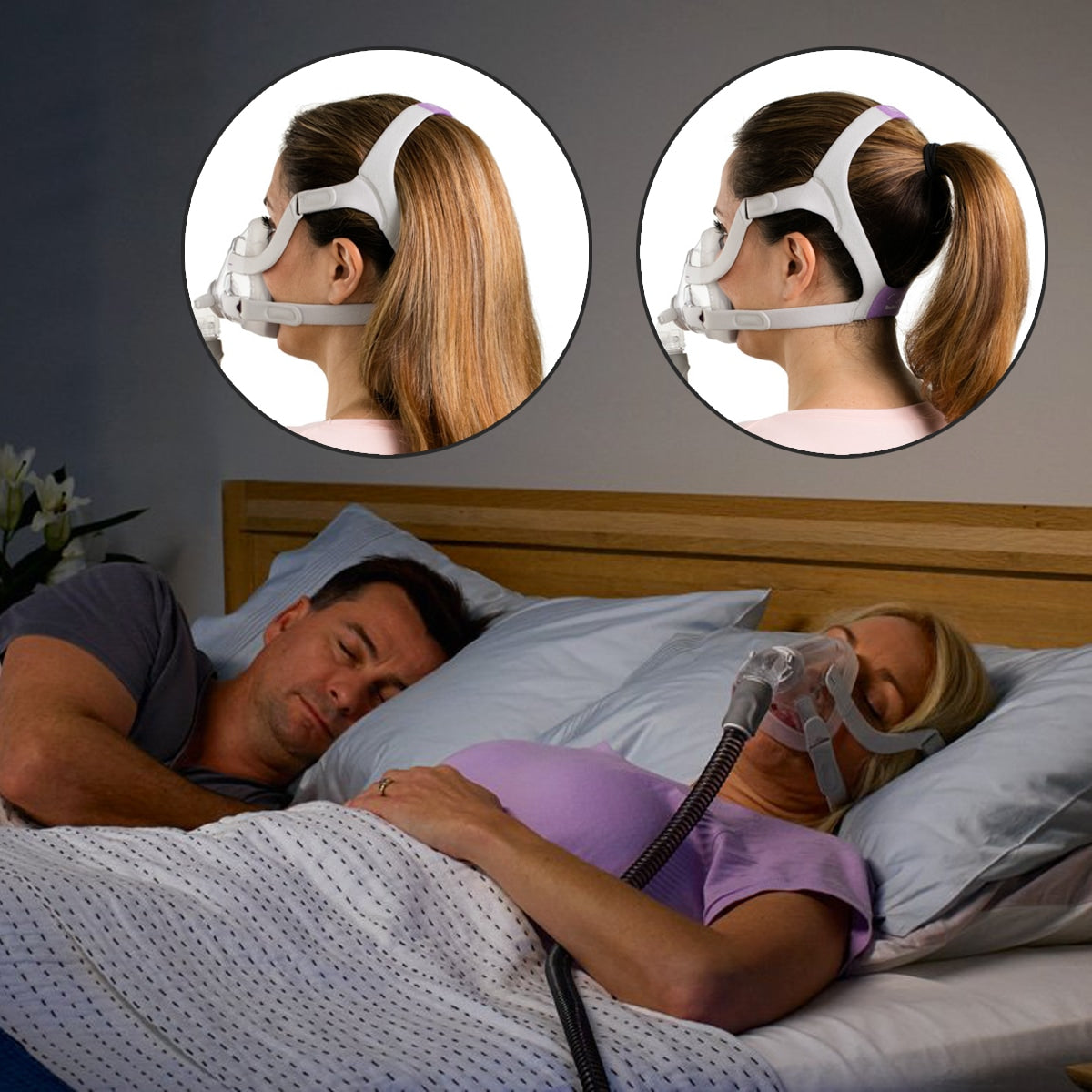 AirFit For Her CPAP Mask Headgear Style Options
