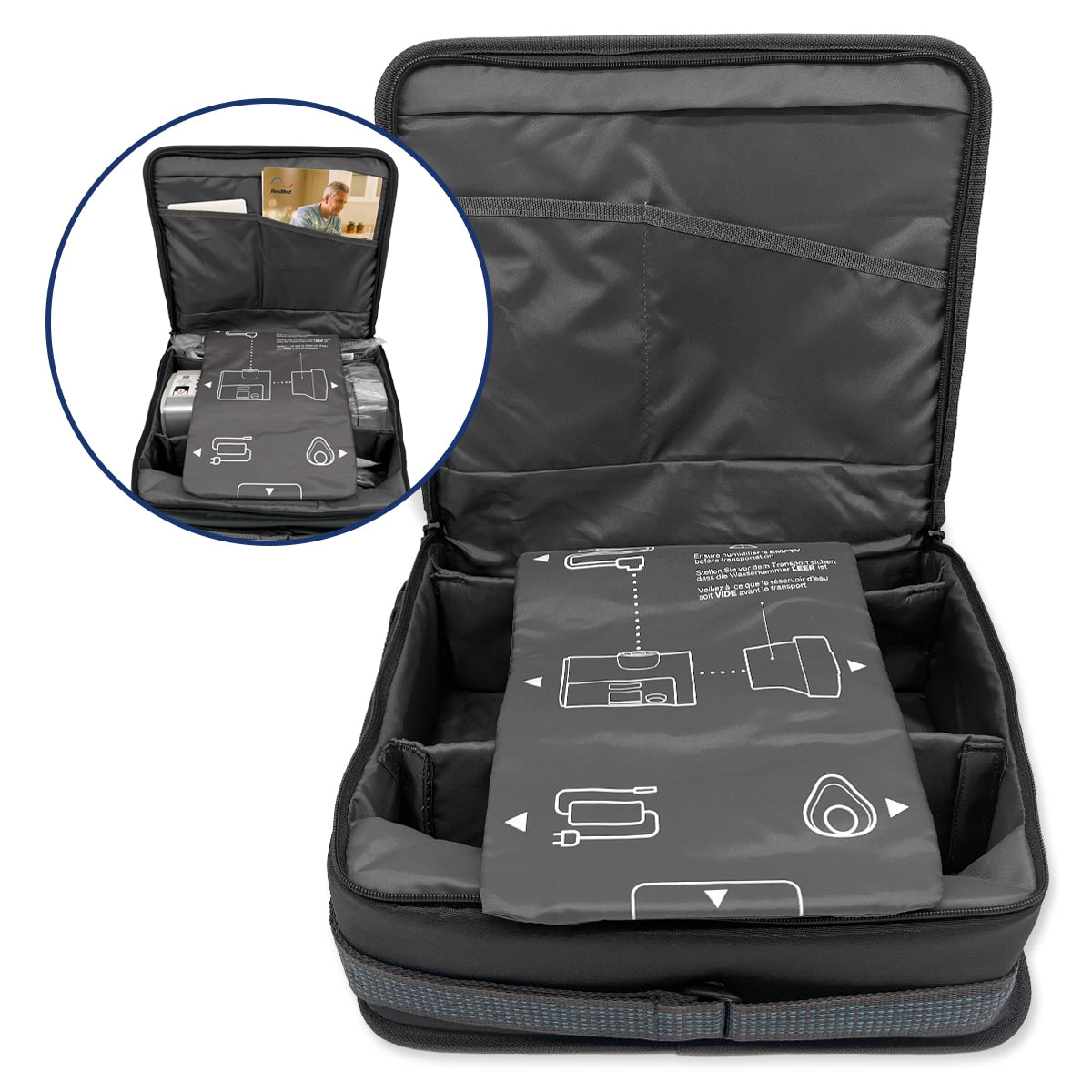 Travel Bag for AirSense 10, AirCurve 10 & AirStart 10 Series CPAP/BiLevel Machines