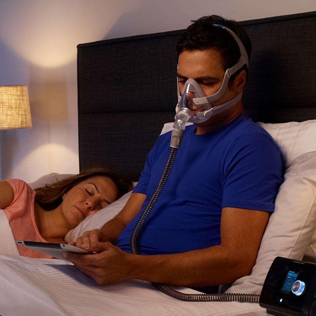 AirTouch F20 Full Face CPAP Mask Provides an Open Field of View