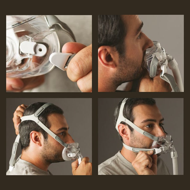 Amara View Full Face CPAP/BiPAP Mask with Headgear