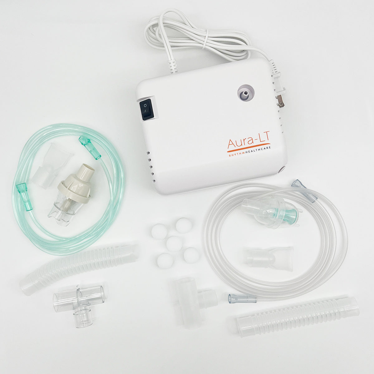Aura-LT Compressor Kit with Reusable & Disposable Nebulizers