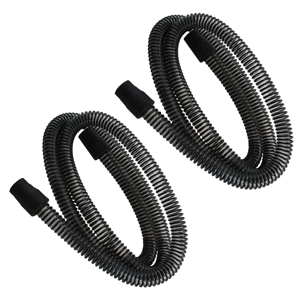 Black Ultra Noir CPAP BiPAP Hose Tubing 2 Pack