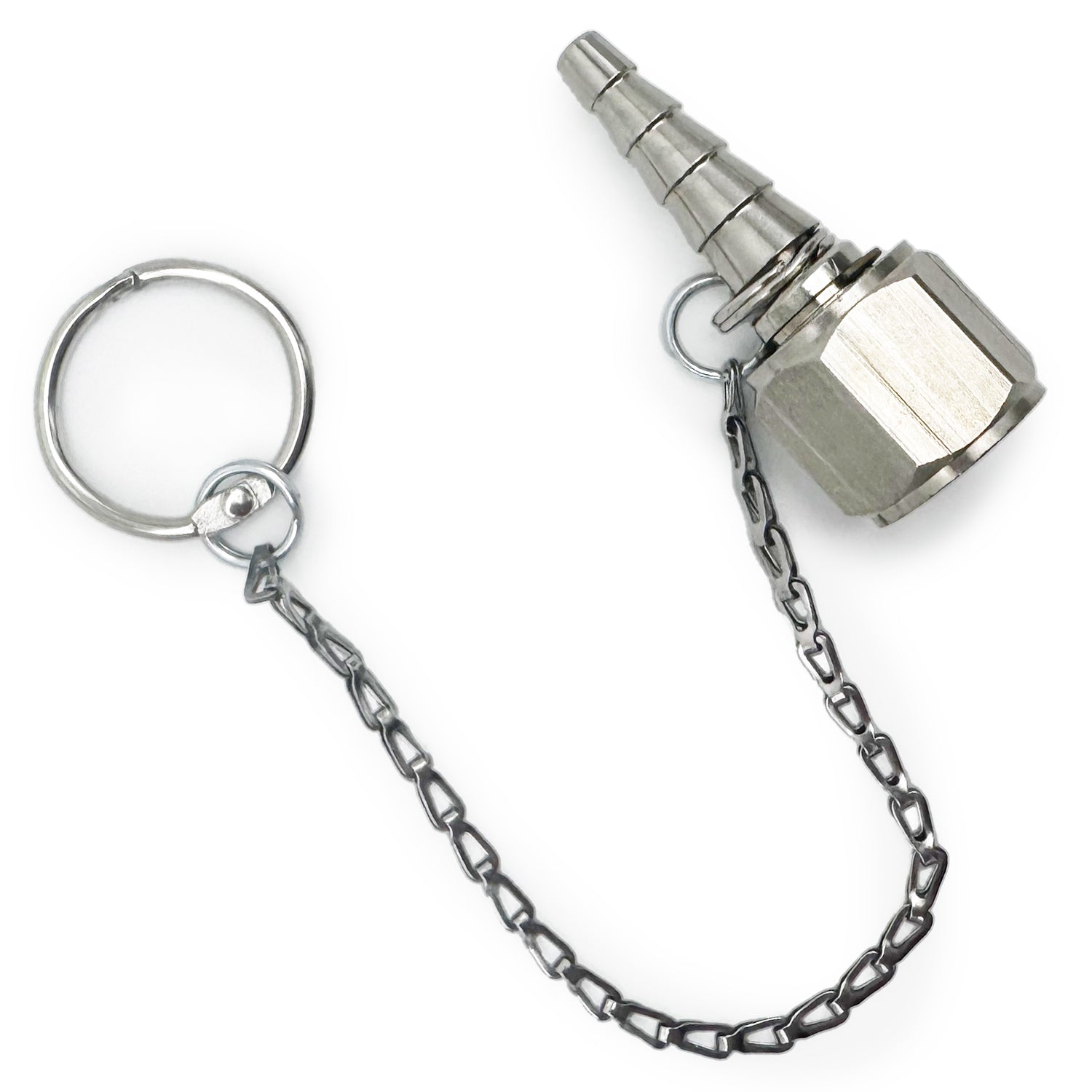 Brass Nipple Nut Christmas Tree Oxygen Adapter with Chain