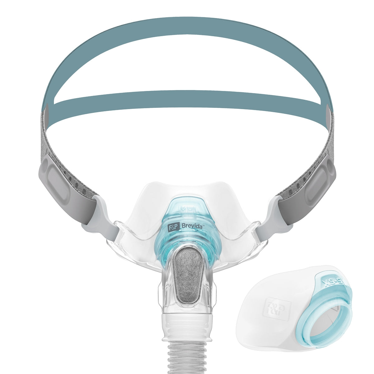 F&P Brevida Nasal Pillow CPAP/BiPAP Mask with Headgear