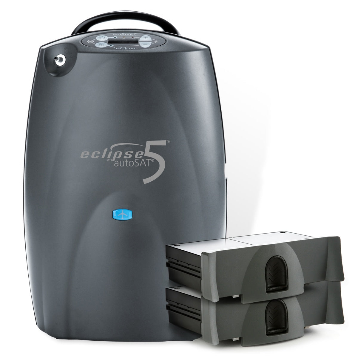 Eclipse 5 Portable Oxygen Concentrator Package (Continuous Flow 3 LPM & Pulse Dose 1-9)