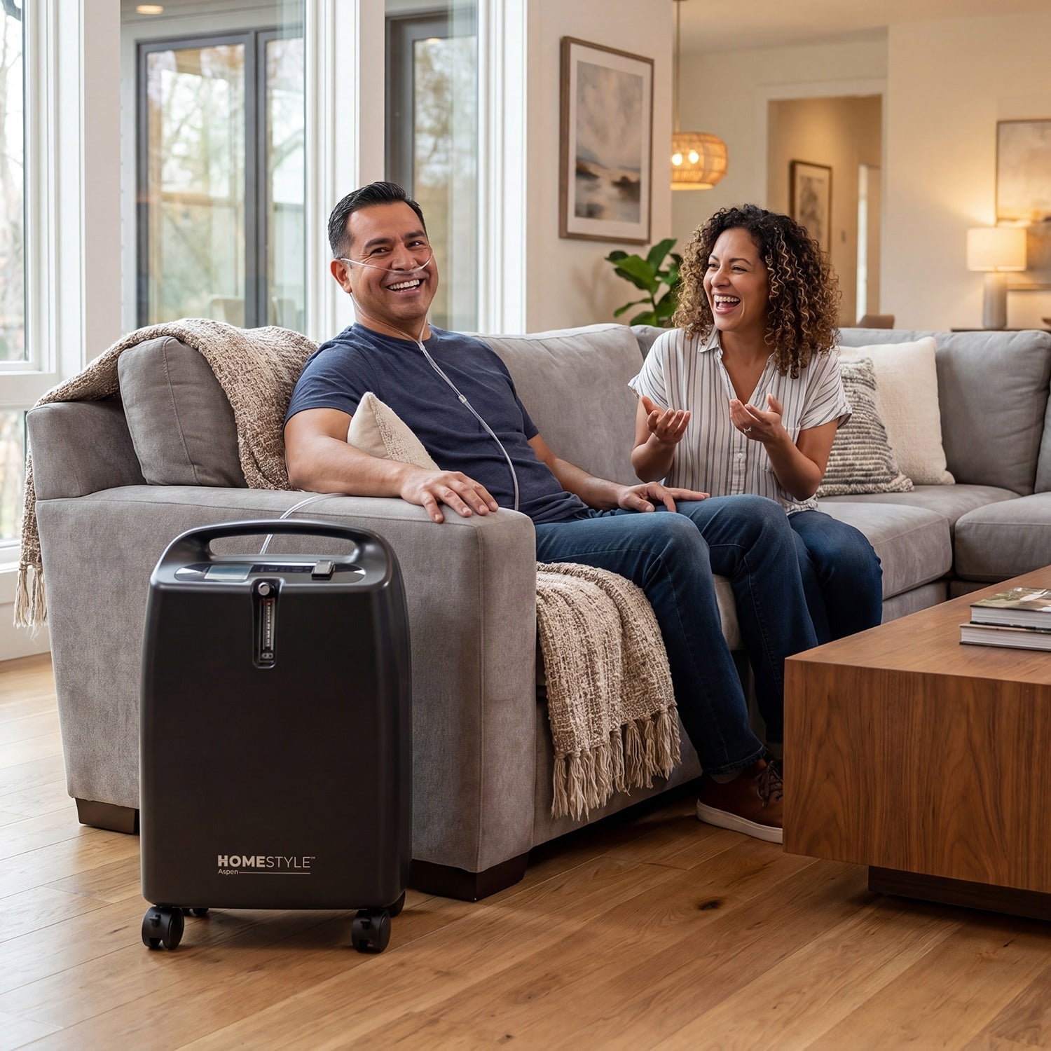 HOMESTYLE Aspen Home Oxygen Concentrator Package (5 LPM)