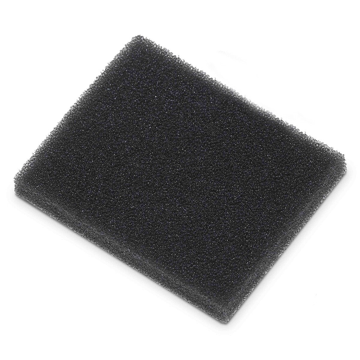 A black foam cabinet filter designed for Newlife Intensity Oxygen Concentrators.