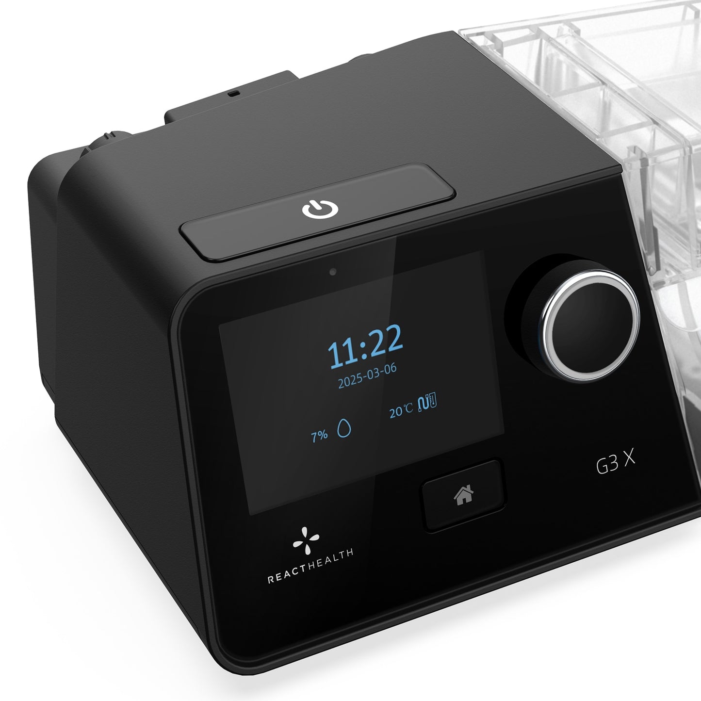 Close Up of Luna G3 X Auto CPAP Machine 