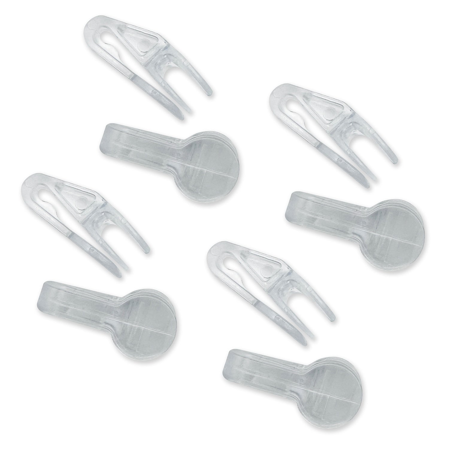 4 Paris of clear o2 ear buddies oxygen cannula clips