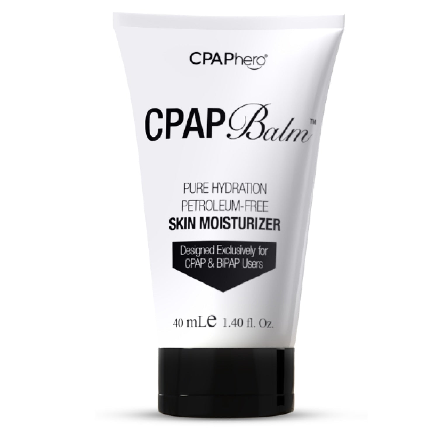 CPAP Balm container with 'CPAPhero' branding on a white background