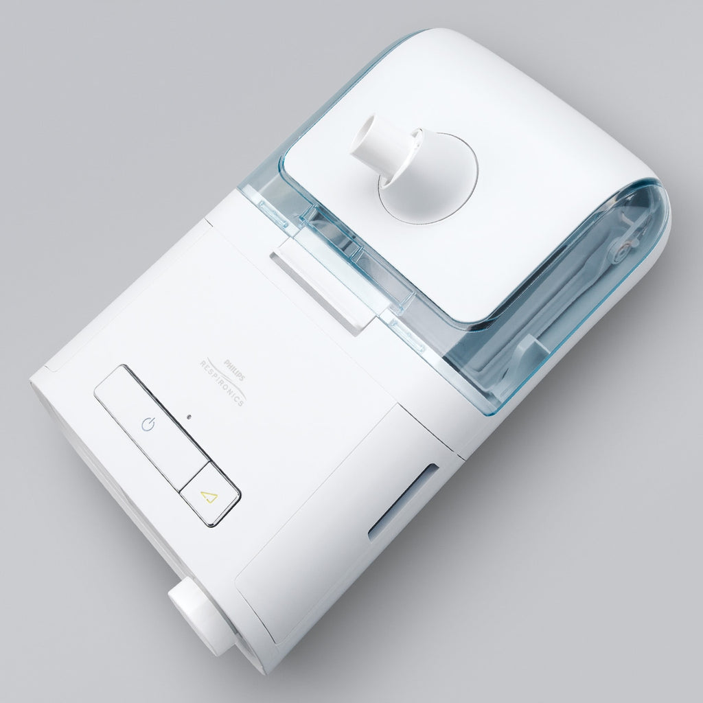 Top View of Dreamstation CPAP with Heated Humidifier 