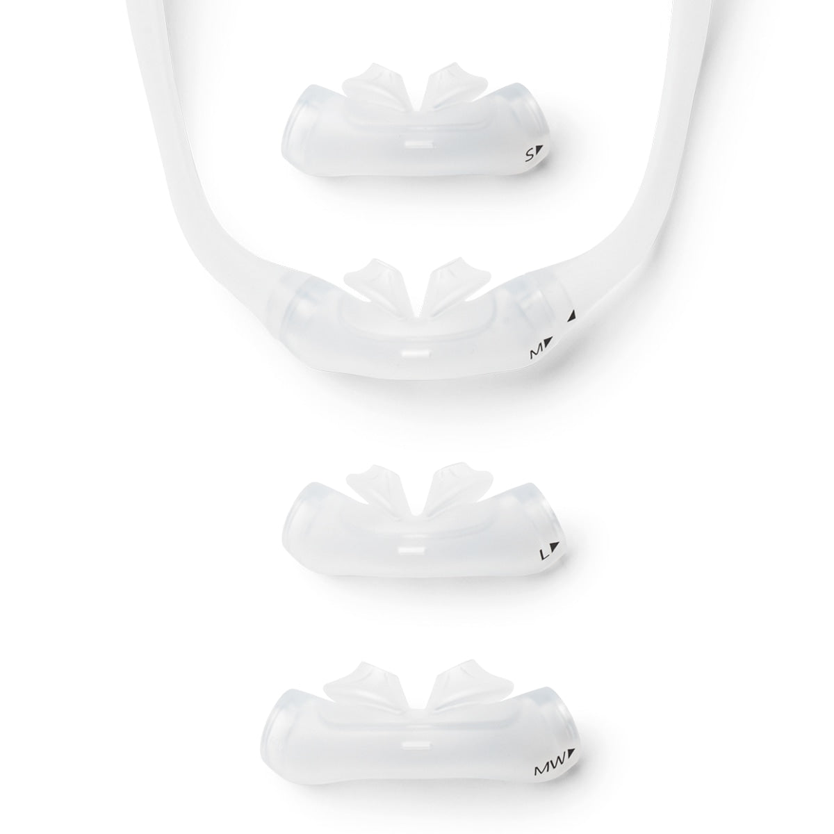Four Dreamwear Nasal Pillows in Various Sizes