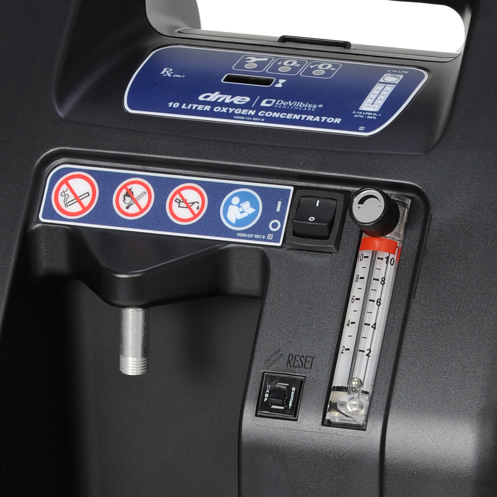 Close Up Picture of Drive 1025DS Oxygen Concentrator 