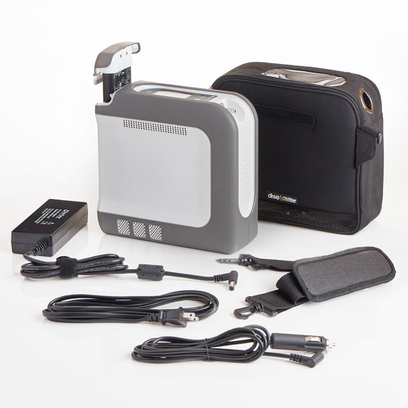 Portable iGo2 with accessories on a white background