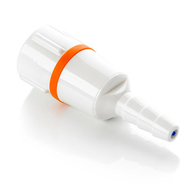 Firesafe Nozzle Nipple Nut-and-Stem 'Christmas Tree' Adapter for Oxygen Tubing & Concentrators