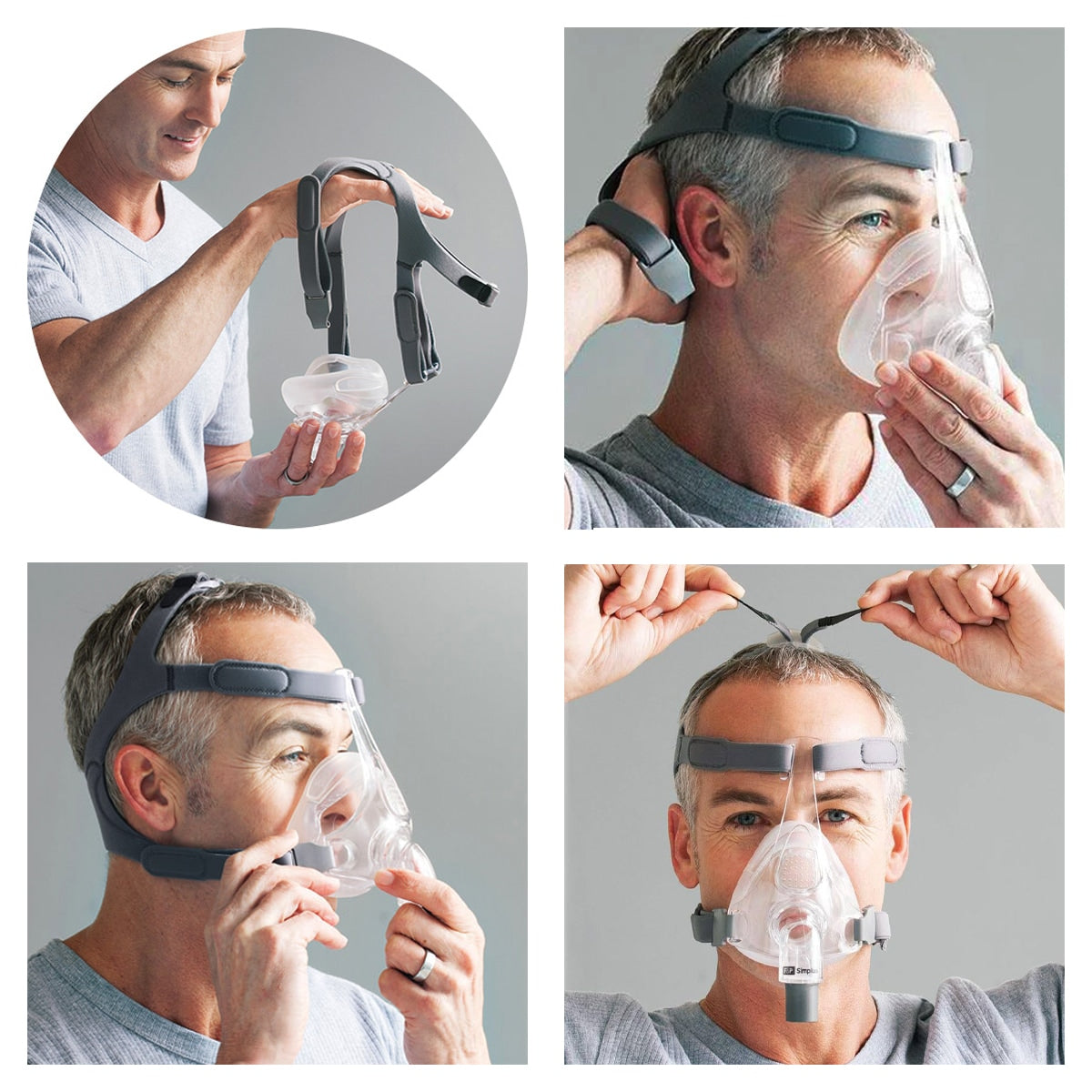 Headgear for F&P Simplus CPAP/BiPAP Masks