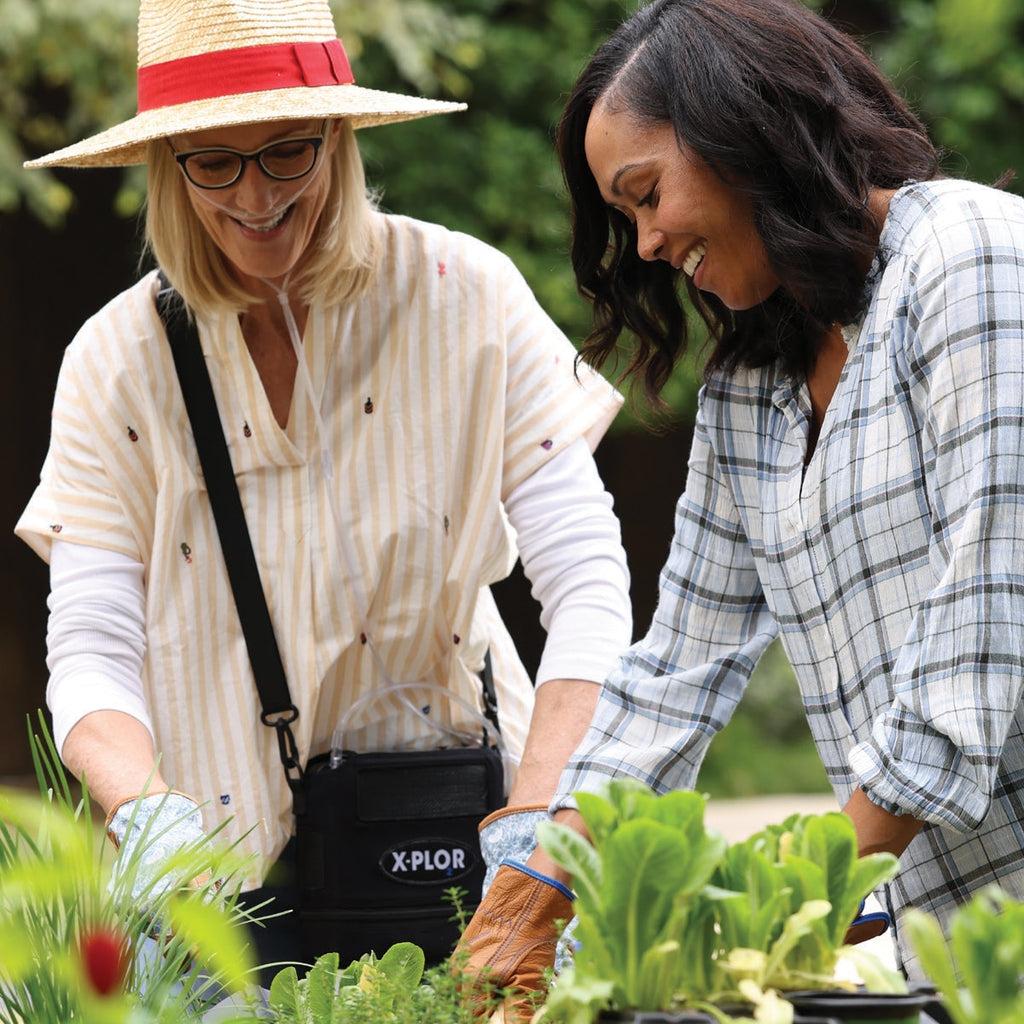 Gardening Outside with X-Plor Portable Concentrator