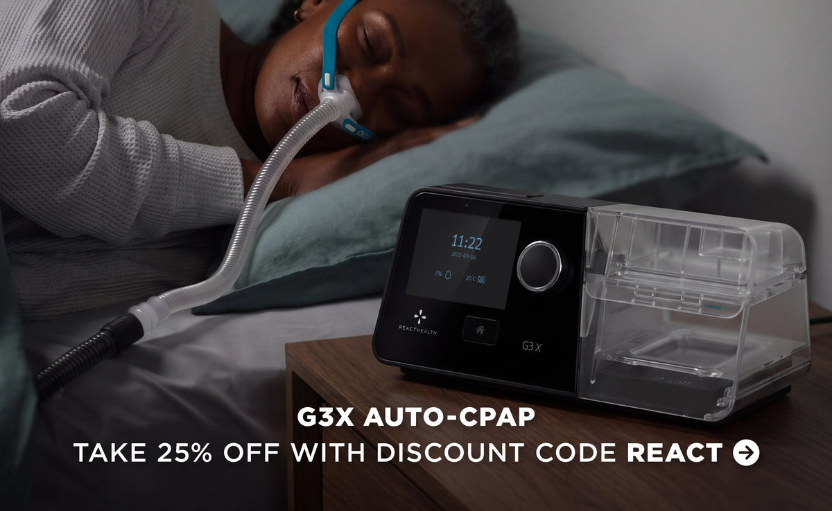 React G3 X Auto-CPAP Machine Package with Heated Humidifier
