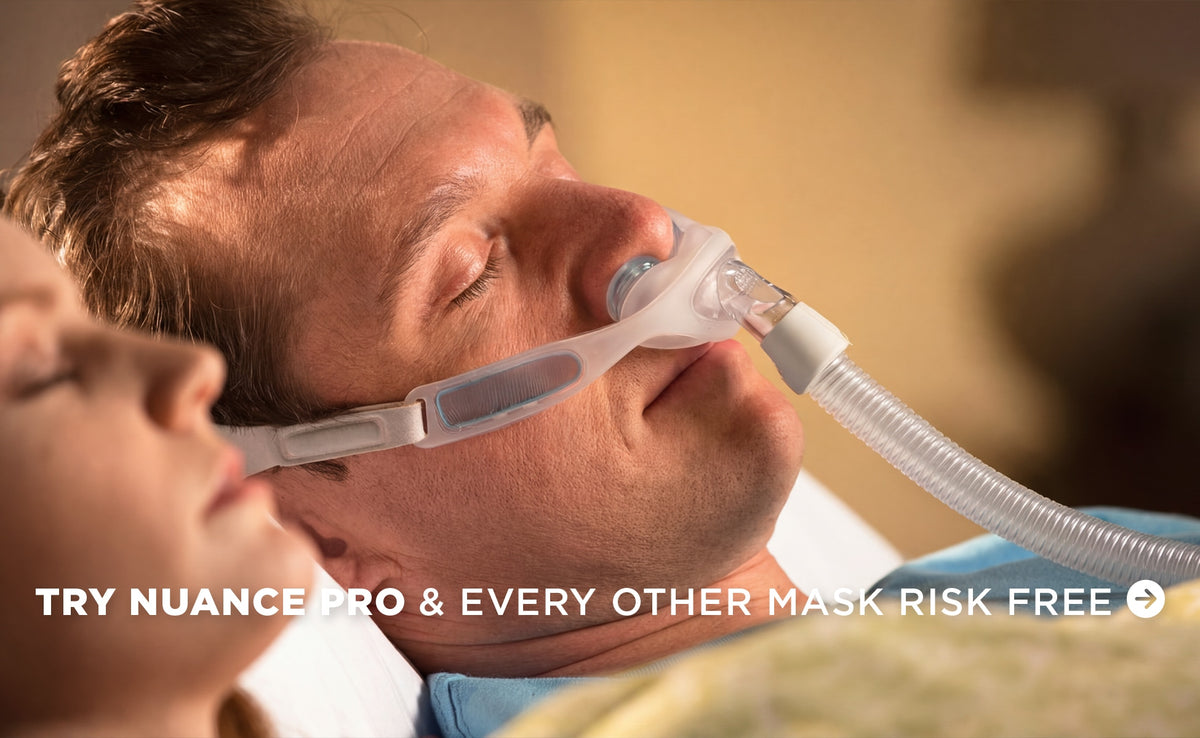 Nuance Pro Gel Nasal Pillow CPAP/BiPAP Mask FitPack with Headgear