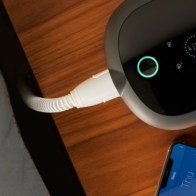 ht12 dreamstation 2 tubing connected to cpap