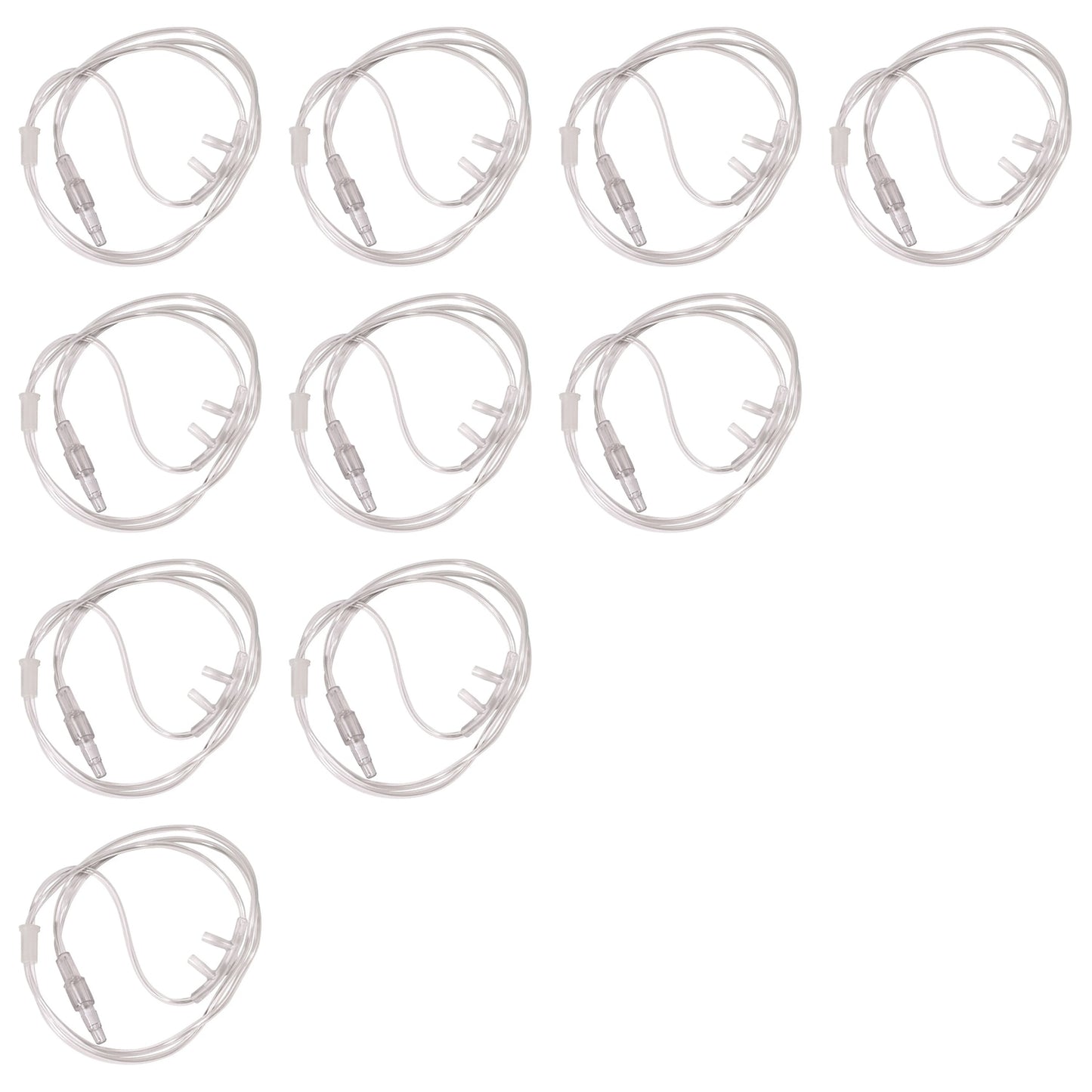 Over-the-Ear Nasal Cannula for Oxygen Therapy (Without Tubing)