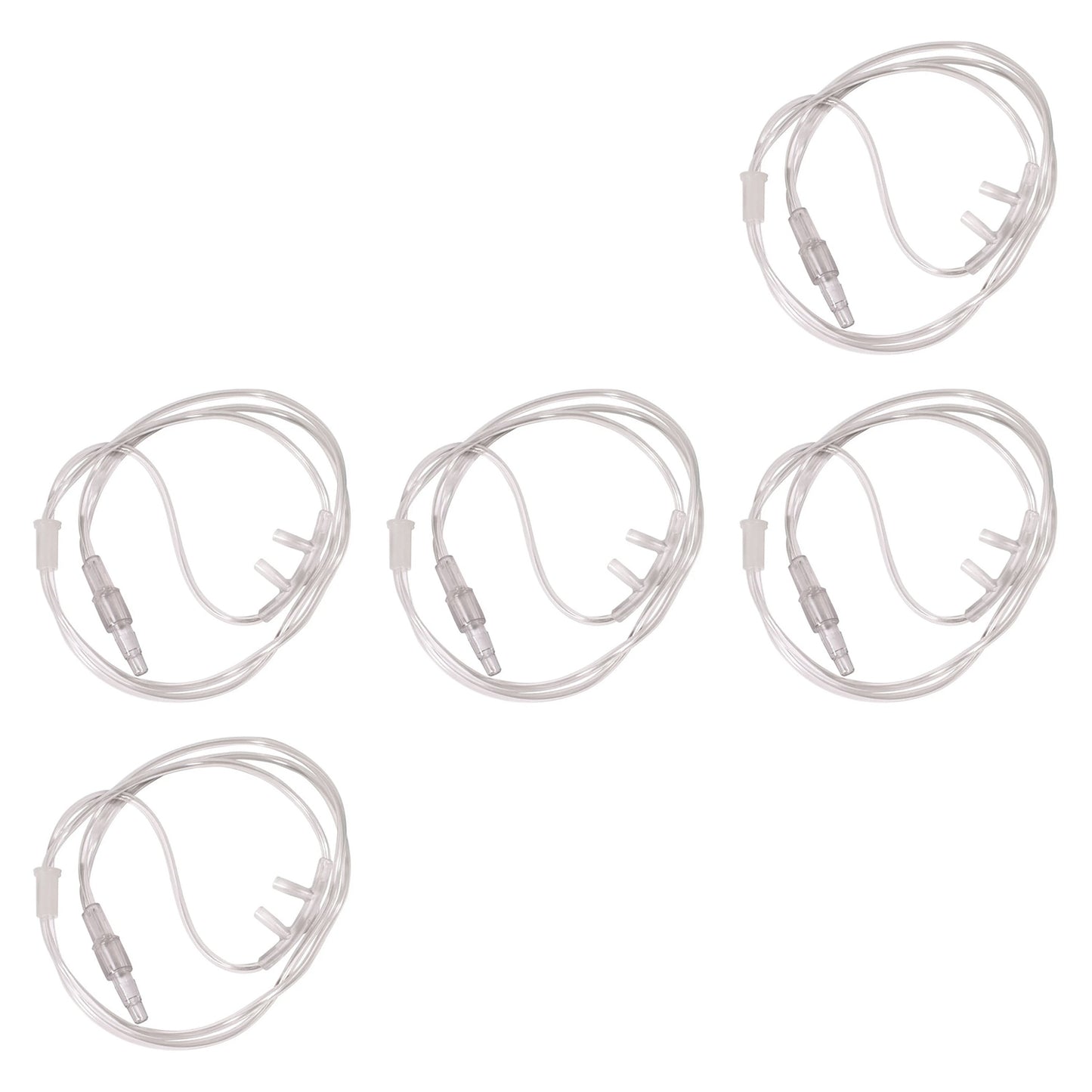 Over-the-Ear Nasal Cannula for Oxygen Therapy (Without Tubing)