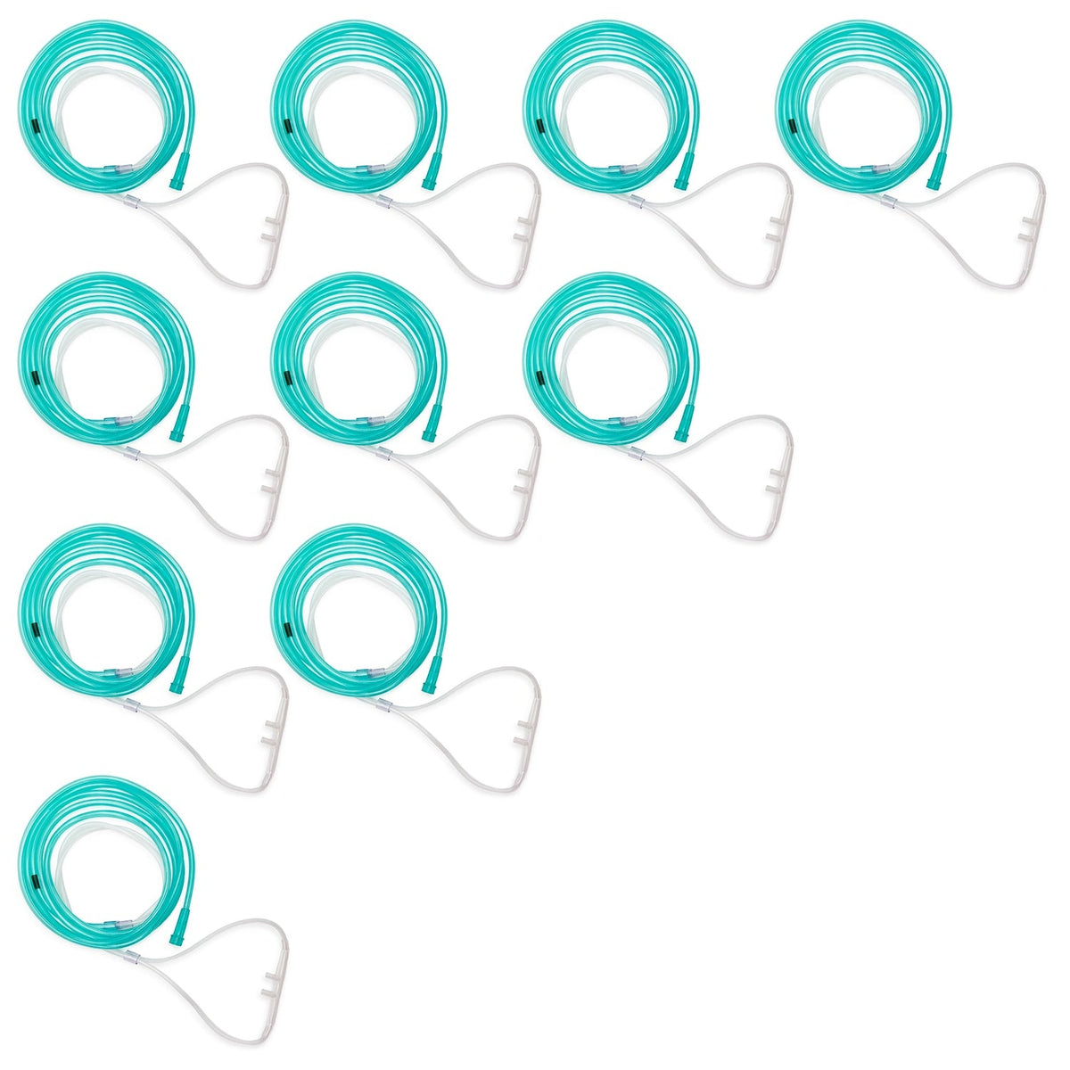 Ten pack of Hudson RCI super soft high flow nasal cannulas