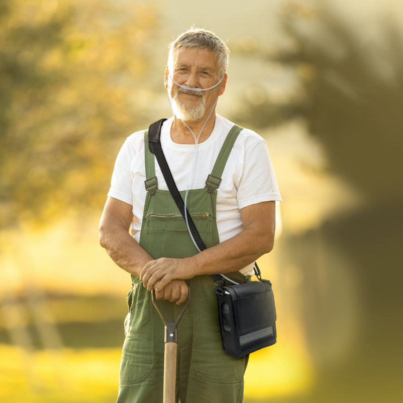 Gardening While Wearing an Inogen One G5 Oxygen Concentrator