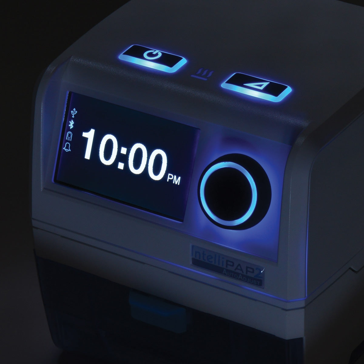 Night View of IntelliPAP 2 Auto CPAP Machine 
