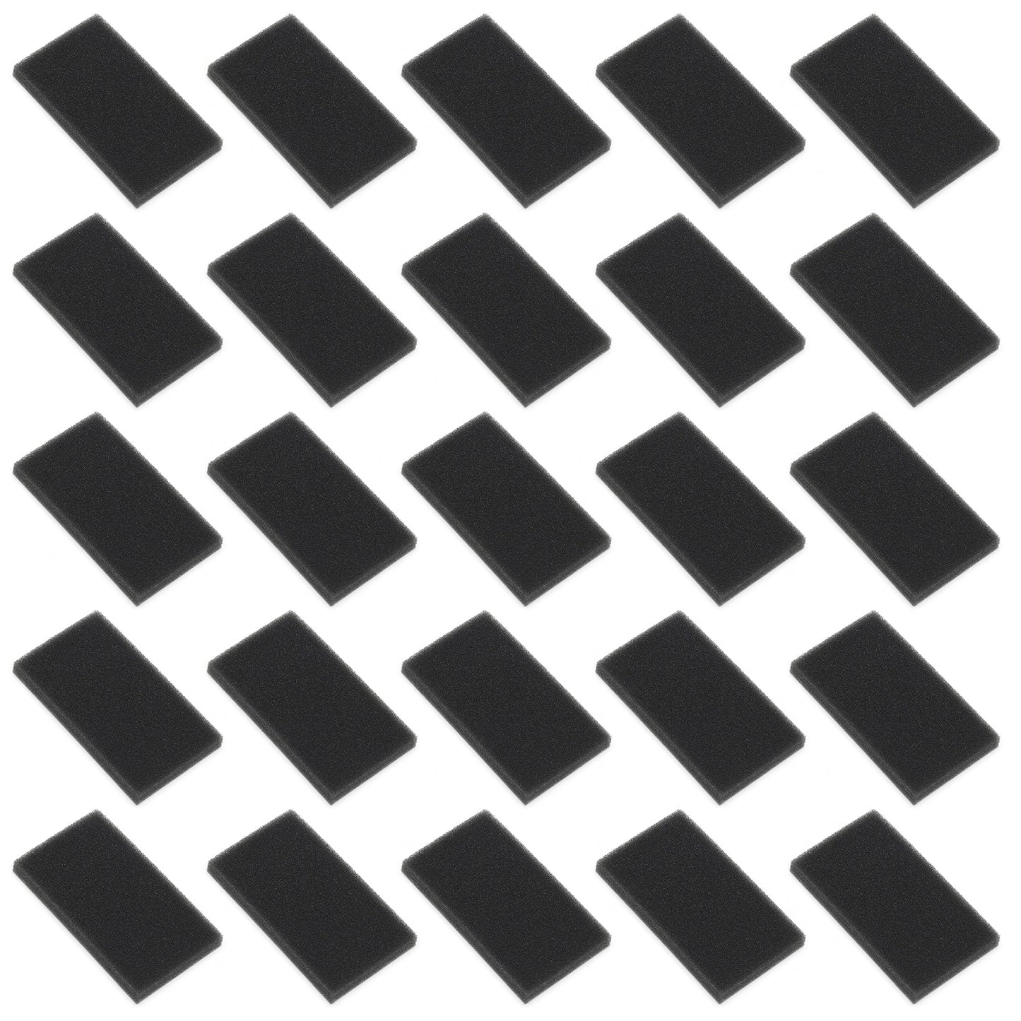 Twenty five black foam filters for Invacare Oxygen Concentrator 