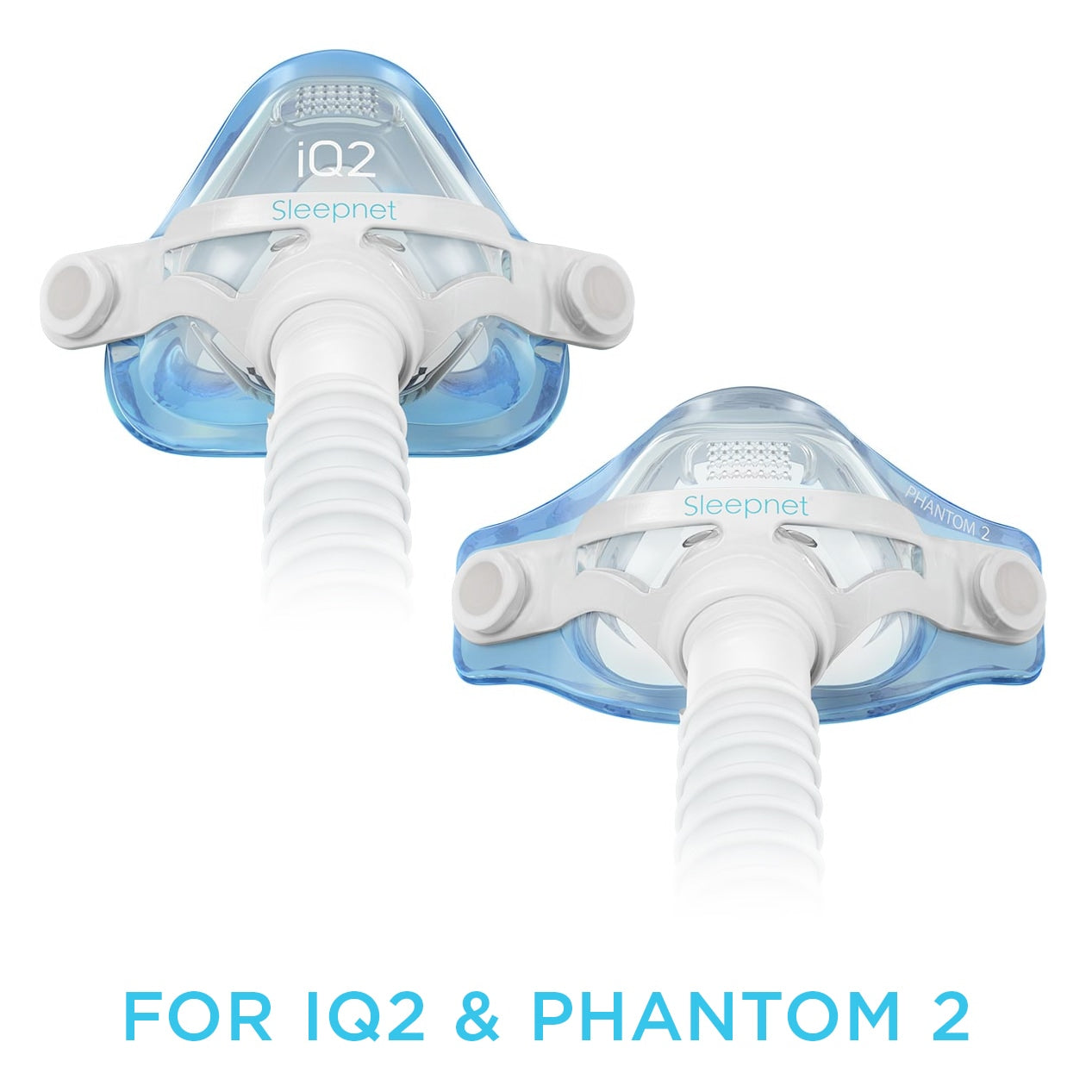 Sleepnet IQ2 and Phantom 2 devices on a white background