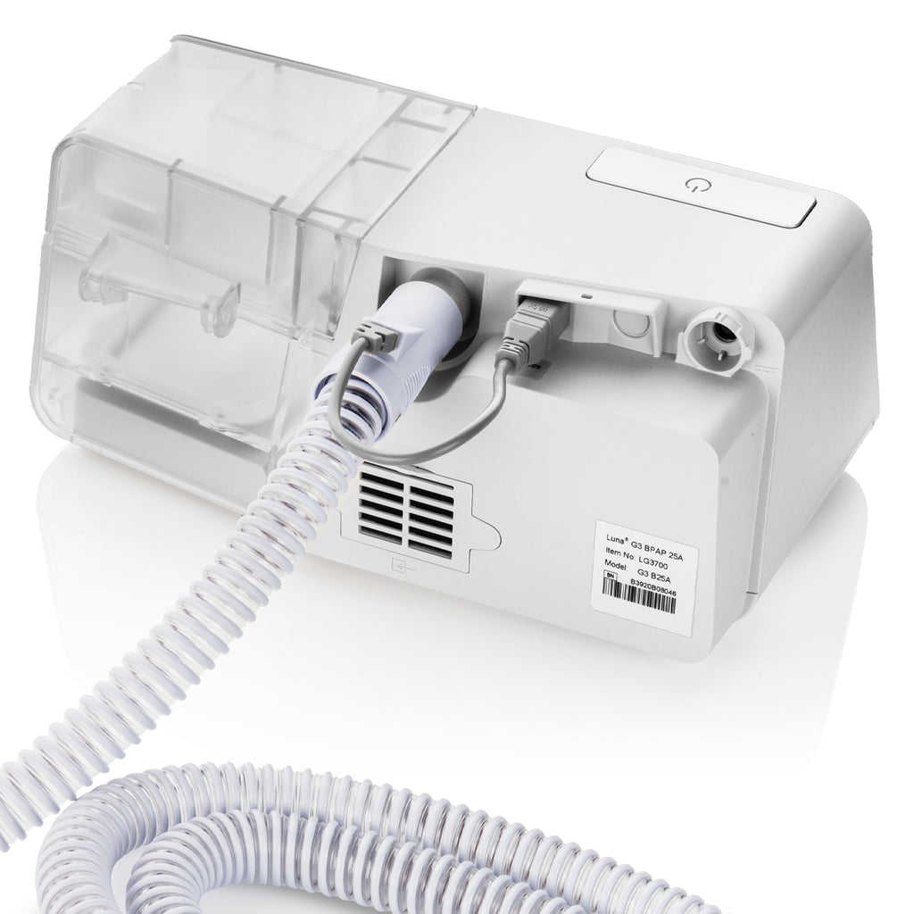 Luna G3 CPAP with Heated Tubing Rear View