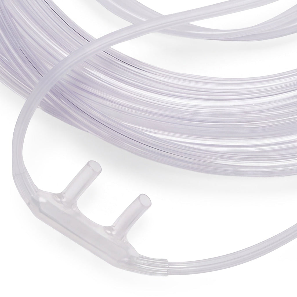 Soft Nasal Cannula with 7-Foot Oxygen Supply Tubing
