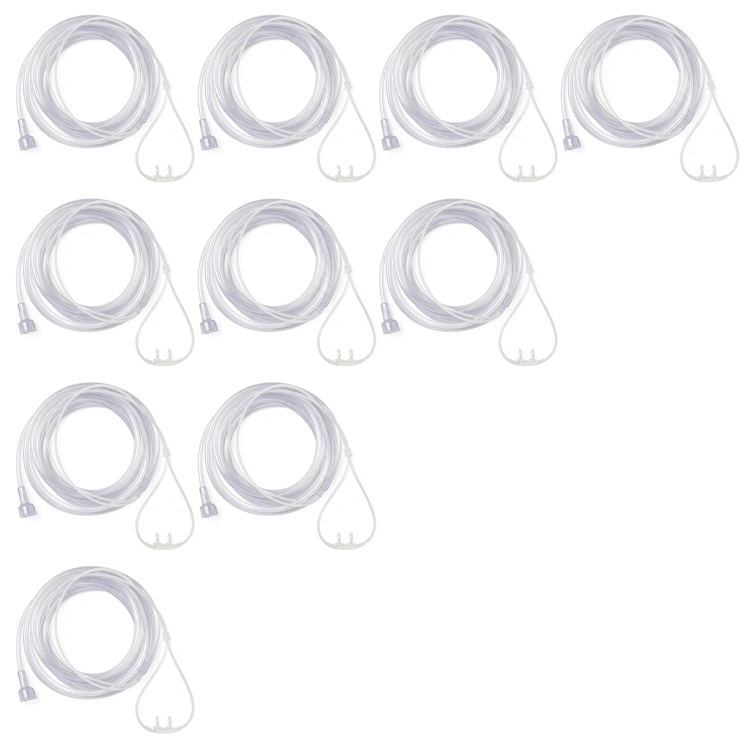 SuperSoft Nasal Cannula with Universal Connector & 7-Foot Oxygen Supply Tubing