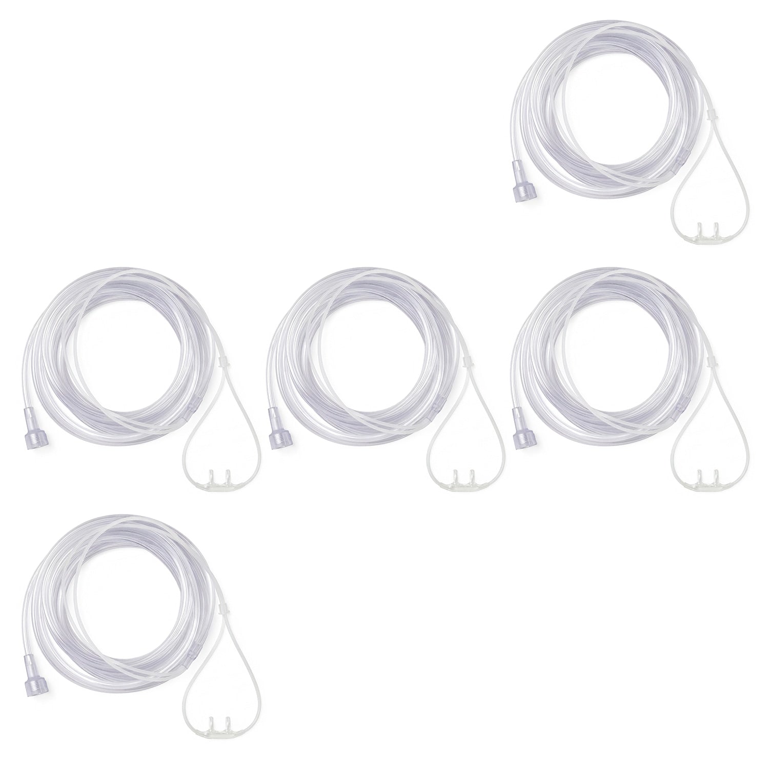 SuperSoft Nasal Cannula with Universal Connector & 7-Foot Oxygen Supply Tubing